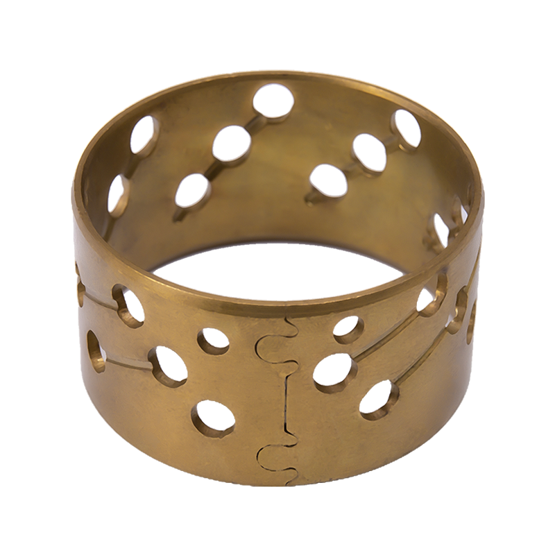 HZ092 Mässing oljespår monometallisk kopparbussning